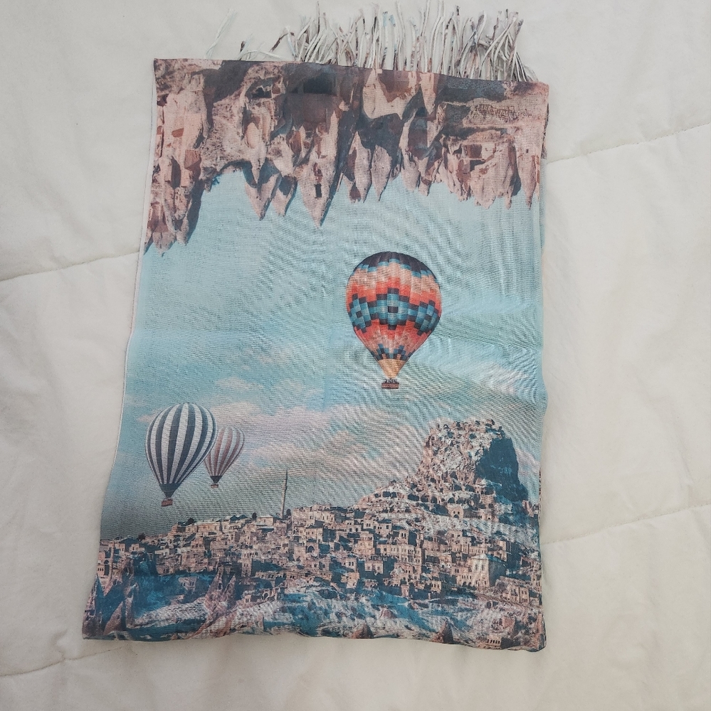 Printed Scarf One Size - Picture 3 of 8